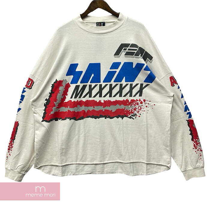 SAINT Mxxxxxx 2022SS MOTO L/S Tee SM-S22-0000-034 ȥޥ ȥ󥰥꡼T Ĺµåȥ ơù ץ ۥ磻 OS 240510ۡ-Cۡme04