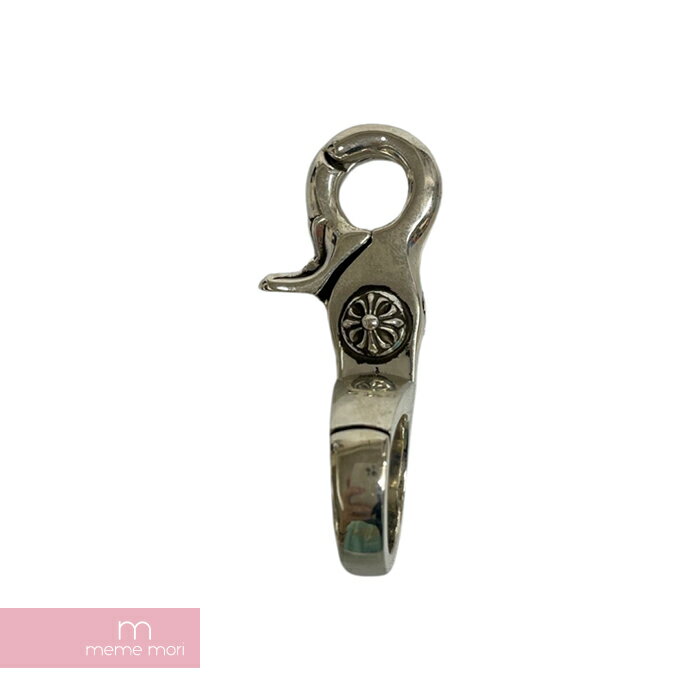 CHROME HEARTS Quick Clip Cross Ball クロムハーツ クイッククリップクロスボール キーリング キーホルダー アクセサリー シルバー 【240111】【中古-B】【me04】