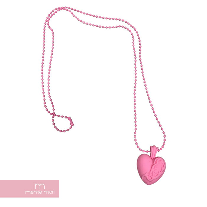 CHROME HEARTS 2023SS Silicone Rubber Heart Necklace クロムハーツ シリコンラバーハートネックレス ペンダント ネックレストップ ボールチェーン アクセサリー ピンク 【240114】【新古品】【me04】のサムネイル