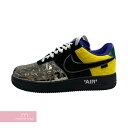 【BIG PRICE OFF】LOUIS VUITTON×NIKE 22AW Air Force 1 Low by Virgil Abloh LD0222 ルイヴィトン×ナイキ エアフォース1バイヴァージル・アブロー ローカットスニーカー ブラック×マルチカラー サイズ8 1/2 【240123】【新古品】【me04】