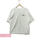 【BIG PRICE OFF】PRADA 2022SS Print Tee UJN822 S222 11R1 プラダ プリントTシャツ 半袖カットソー 転写プリント キツネ ホワイト サイズL 【240127】【中古-B】【me04】