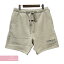 FEAR OF GOD ESSENTIALS 2021AW Core Collection Sweat Shorts String エッセンシャルズ コアコレクション スウェットショーツ ショートパンツ ハーフパンツ リフレクティブロゴ ストリング タン サイズL【231004】【新古品】【me04】