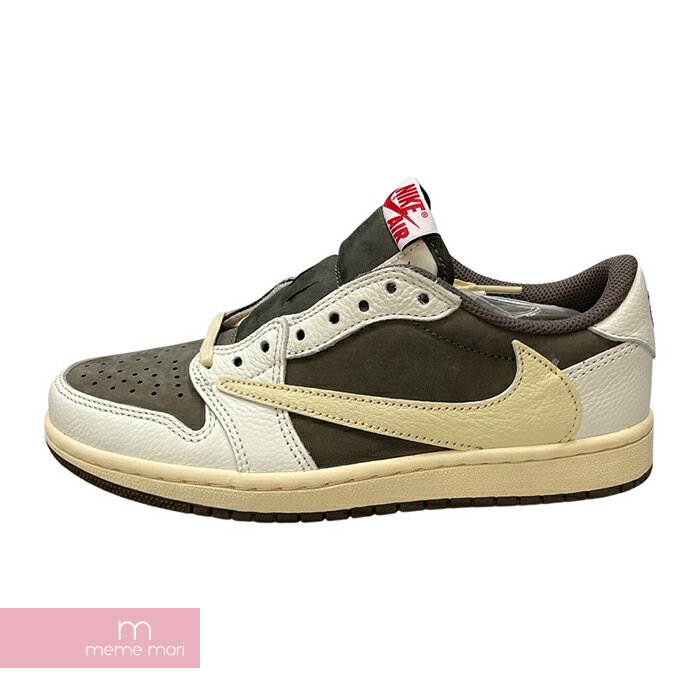 NIKE×TRAVIS SCOTT AIR JORDAN 1 LOW OG SP Reverse Mocha DM7866-162 ナイキ×トラヴィス スコット エアジョーダン1 リバースモカ ローカットスニーカー ブラウン×ホワイト サイズUS5(23.5cm)【220812】【新古品】【me04】