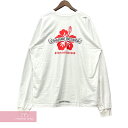 CHROME HEARTS Honolulu Limited Back Scroll Logo LS Tee クロムハーツ ホノルル限定バックスクロールロゴロングスリーブTシャツ 長袖カットソー ロンT 胸ポケット ハイビスカス ハワイ ホワイト サイズXL【240303】【新古品】【me04】