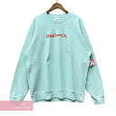 Girls Don't Cry 2023SS Angel Crewneck Baby Blue ガールズドントクライ エンジェルクルーネック ベビーブルー スウェット トレーナー ロゴプリント 天使 ハート ライトブルー サイズXL【230425】【新古品】【me04】