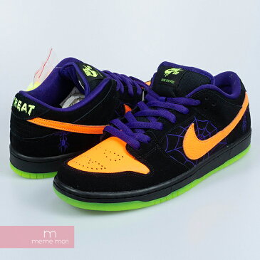 NIKE SB 2019AW DUNK LOW PRO Night Of Mischief BQ6817-006 ナイキSB ダンク ロー ナイトオブミスチーフ ローカットスニーカー ブラック×パープル×オレンジ サイズUS9.5(27.5cm)【2100802】【新古品】【me04】
