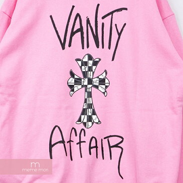 【SALE】CHROME HEARTS×MATTY BOY 2019AW PPO VANITY AFFAIR SWTSHRT クロムハーツ×マッティボーイ バニティーアフェアスウェット トレーナー Matt DiGiacomo ピンク サイズXL 【200929】【新古品】【me04】