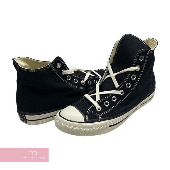 CONVERSE ADDICT 2020AW COACH CANVAS HI 1CL785 コンバース アディクト コーチキャンバスハイ ハイカットスニーカー ブラック サイズUS8.5(27cm) 【220519】【新古品】【me04】