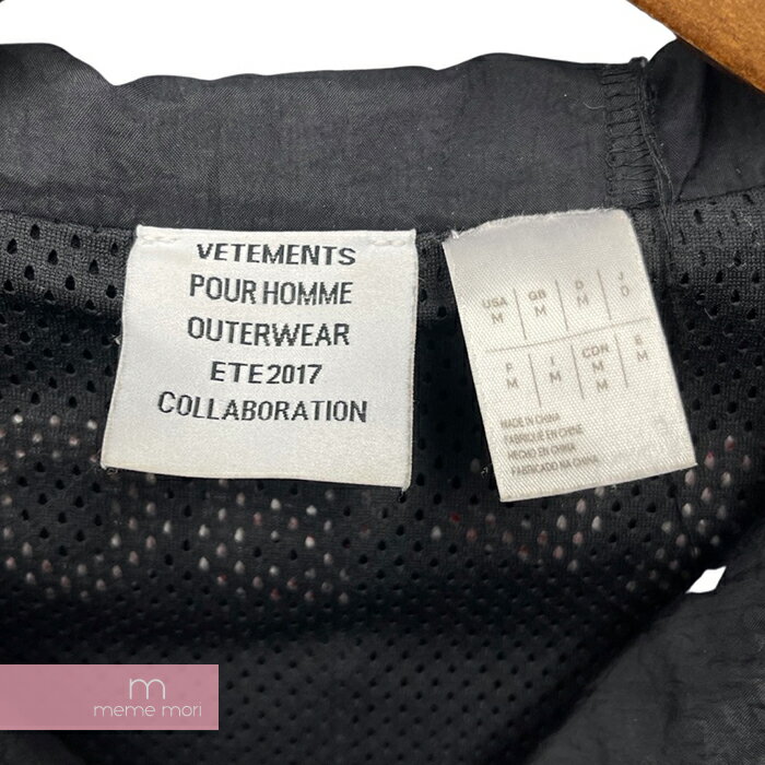 にリペアが VETEMENTS×Reebok 2017SS Chav Track Jacket MSS17RE13