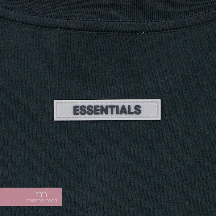 FEAR OF GOD ESSENTIALS 2020SS 3D Silicon Applique Boxy Tee エッセンシャルズ 3DシリコンアップリケボクシーTシャツ 半袖 ブラック【200711】【新古品】【me04】