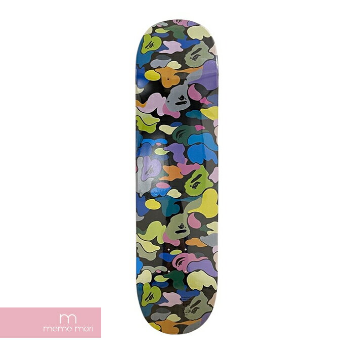 【取り寄せ商品】A BATHING APE 2018AW Multi Camo Skateboard Deck Black 001GDE801032X アベイシングエイプ マルチカモスケートボードデッキ スケボー 板 インテリア ブラック×マルチカラー【220715】【新古品】【me04】