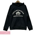 CHROME HEARTS Y NOT Cemetery Cross Pullover Hoodie クロムハーツ ワイノットセメタリークロスプルオーバーフーディ パーカー ロゴ刺繍 King Taco キングタコ シルバープレート ブラック サイズS【240501】【新古品】【me04】