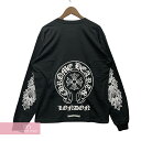 【BIG PRICE OFF】CHROME HEARTS London Horseshoe L/S Tee クロムハーツ ロンドンホースシューロングスリーブTシャツ 長袖カットソー ロンT ロンドン限定 アームロゴ ポケT ブラック サイズXXL 【240229】【新古品】【me04】