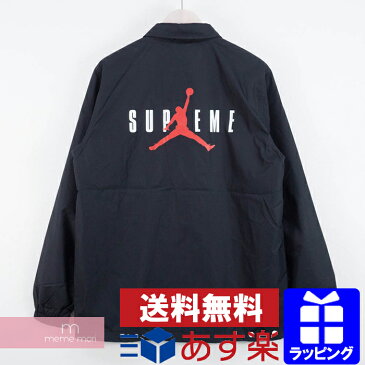 【全品10%OFFクーポン配布中！楽天スーパーSALE！12/11(火)01:59まで】Supreme×NIKE 2015AW Jordan Coaches Jacket シュプリーム×ナイキ ジョーダンコーチジャケット ブラック サイズM クリスマス ギフト プレゼント