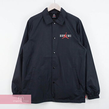 【全品10%OFFクーポン配布中!楽天スーパーSALE!12/11(火)01:59まで】Supreme×NIKE 2015AW Jordan Coaches Jacket シュプリーム×ナイキ ジョーダンコーチジャケット ブラック サイズM クリスマス ギフト プレゼント