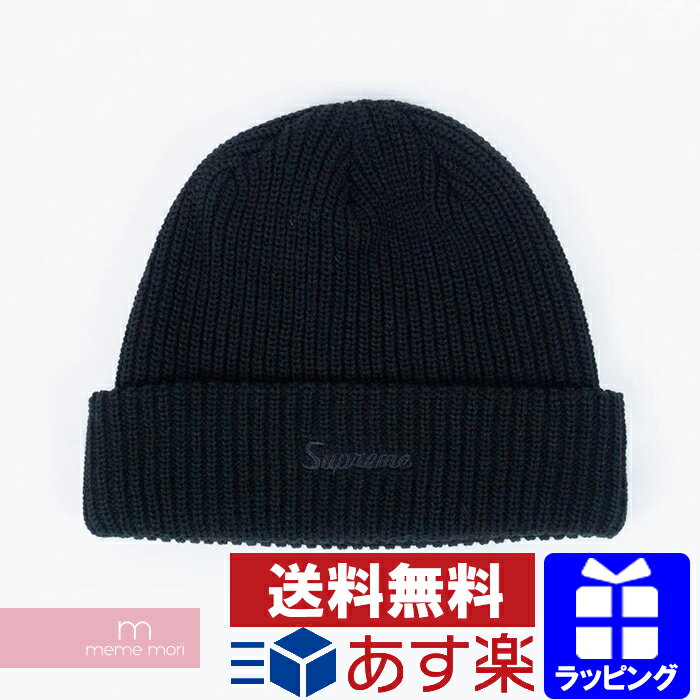 Supreme 2017AW Loose Gauge Beanie シュプリーム ルーズゲージビーニー ニット帽 ブラック プレゼント ギフト【新古品】