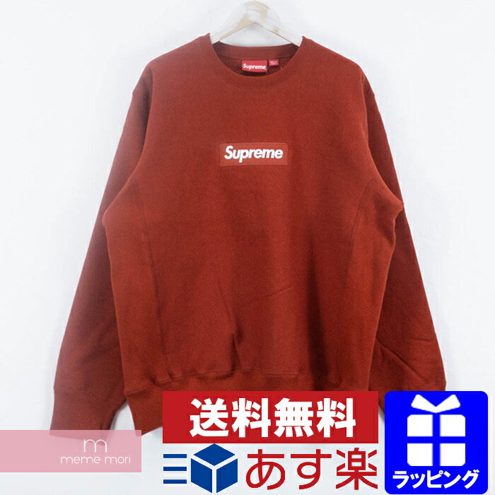 正規品質保証】 crewneck 18AW supreme 18AW box logo crewneck Rust