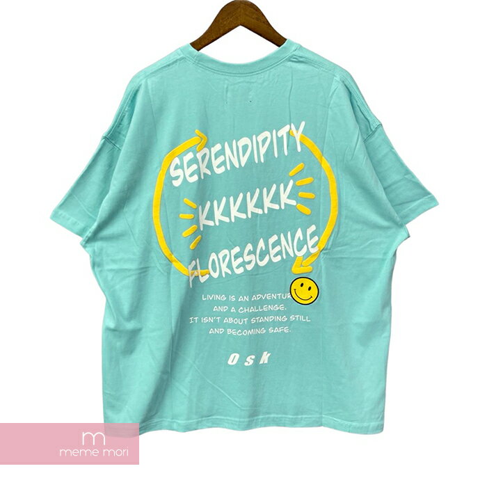 KKKKKK Logo Tee Tiffany Blue KKKKKK ロゴTシャツ 半袖カットソー ロゴプリント メメモリ別注カラー ティファニーブルー【220830】【..