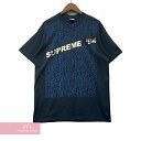 Supreme 2022SS Respected Tee シュプリーム リスペクティドTシャツ 半袖カットソー 箔プリント ネイビー サイズM