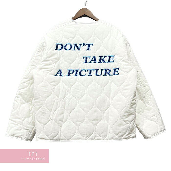 KKKKKK 2022AW Liner Jacket Ver.02 White KKKKKK ライナージャケット バージョン2 キルティング 中綿ブルゾン M-65 ロゴ刺繍 スパンコール ホワイト【221227】【新古品】【me04】