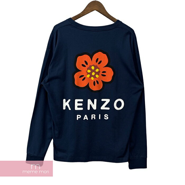 KENZO 2022SS Boke Flower Crest L/S Tee FC65TS408