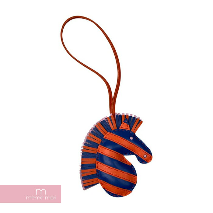 HERMES Geegee Savannah Charm エルメス ジージーサヴァンナチャーム アクセサリー ブルー×オレンジ×ピンク 【220214】【中古-A】【me04】のサムネイル