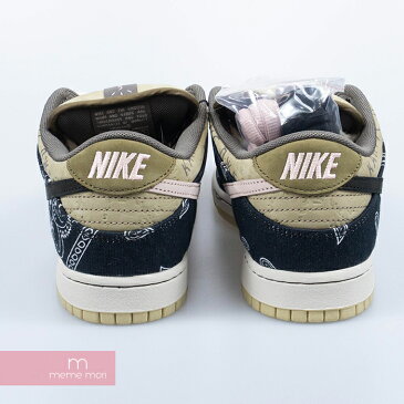 【全品15%OFF&クーポン！】NIKE×TRAVIS SCOTT 2020SS SB DUNK LOW PRM QS “Cactus Jack” CT5053-001 ナイキ×トラヴィス スコット SBダンクロー カクタスジャック バンダナ ローカットスニーカー ベージュ×ネイビー サイズUS8.5(26.5cm)【200305】【新古品】