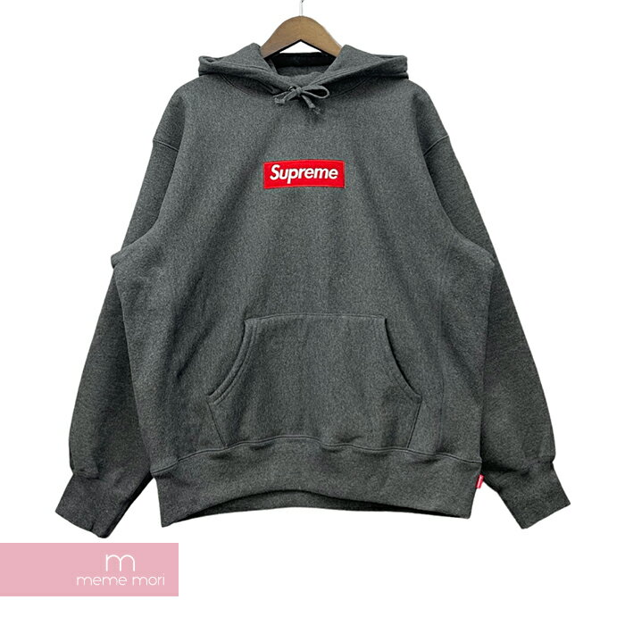 シュプリーム Supreme 2021AW Box Logo Hooded Sweatshirt Charcoal シュプリーム ボックスロゴフーデッドスウェットシャツ プルオーバーパーカー チャコール【211218】【新古品】【me04】