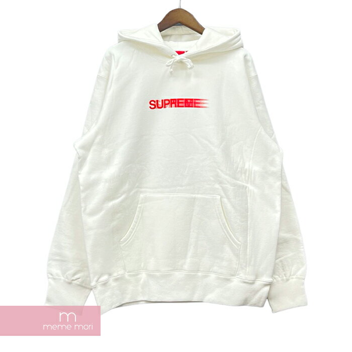 シュプリーム Supreme 2016SS Motion Logo Hooded Sweatshirt シュプリーム モーションロゴフーデッドスウェットシャツ プルオーバーパーカー ロゴプリント ホワイト サイズXL 【211218】【新古品】【me04】