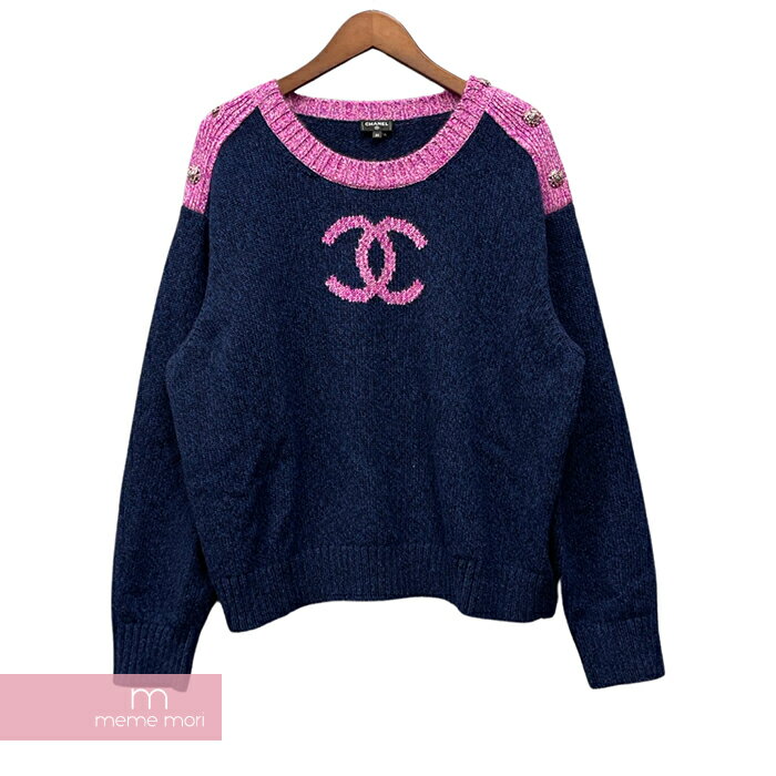 BIG PRICE OFFCHANEL 2022AW Cashmere Sweater P73911 10586 NL047 ͥ ߥ䥻 ˥å ޡ ӥ塼 ܥ ͥӡ 50 231028ۡ-Aۡme04