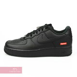 SupremeNIKE AIR FORCE 1 LOW SUPREME CU9225-001 ץ꡼ߥʥ ե1 åȥˡ ֥å210514ۡڿʡۡme04