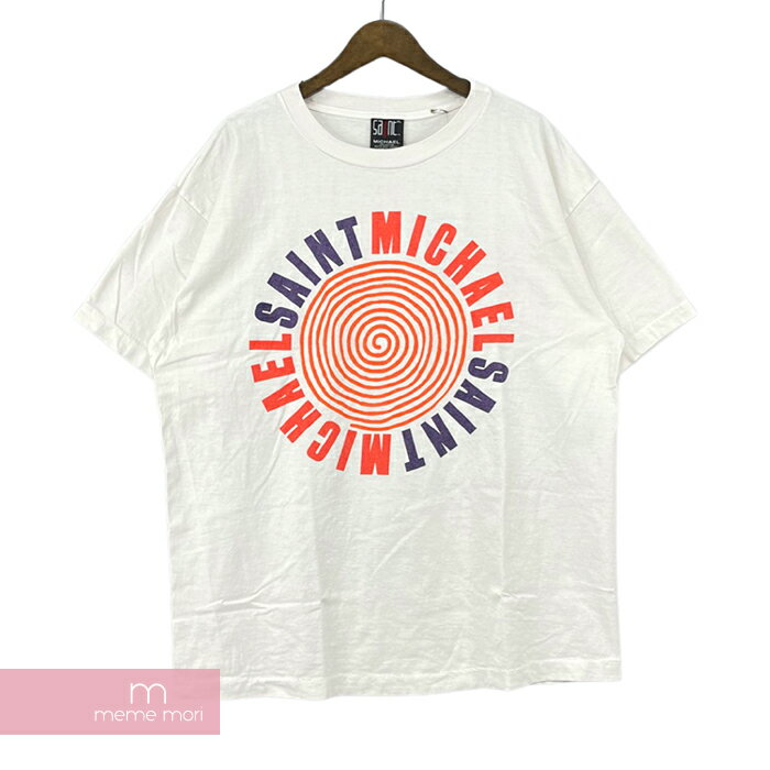 SAINT Mxxxxxx 2021AW Tee Circle SM-A21-0000-010 セントマイケル サークルTシャツ 半袖カットソー プリント ヴィンテージ加工 オフホワイト サイズXL【210710】【新古品】【me04】のサムネイル