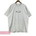 Supreme×Emilio Pucci 2021SS Box Logo Tee シュプリーム×エミリオプッチ ボックスロゴTシャツ 半袖カットソー プリント グレー×ブラック サイズL