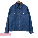 CHROME HEARTS Work Dog Denim Shirt クロムハーツ ワークドッグデニムシャツ シャツジャケット クロスボールスナップボタン 裏地キルティング Yノット インディゴ サイズM【211206】【中古-B】【me04】