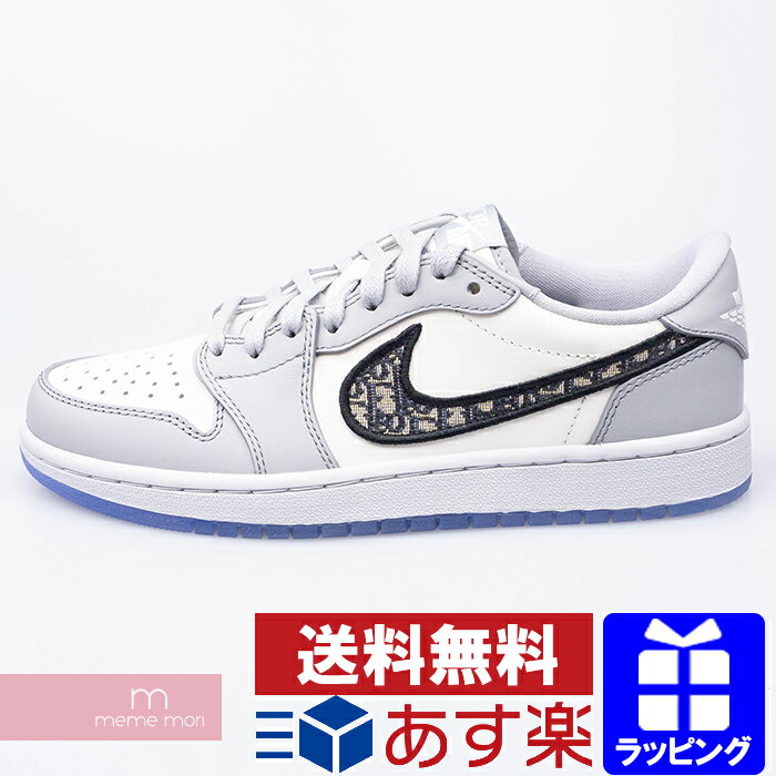 Dior×NIKE Jordan Brand 2020SS AIR JORDAN 1 LOW OG CN8608-002 ディオール×ナイキ ジョーダンブランド エアジョーダン1 ローカットスニーカー グレー サイズUS6(24cm)【200723】【新古品】【me04】