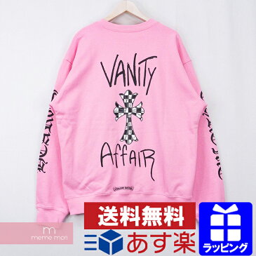 【SALE】CHROME HEARTS×MATTY BOY 2019AW PPO VANITY AFFAIR SWTSHRT クロムハーツ×マッティボーイ バニティーアフェアスウェット トレーナー Matt DiGiacomo ピンク サイズXL 【200929】【新古品】【me04】
