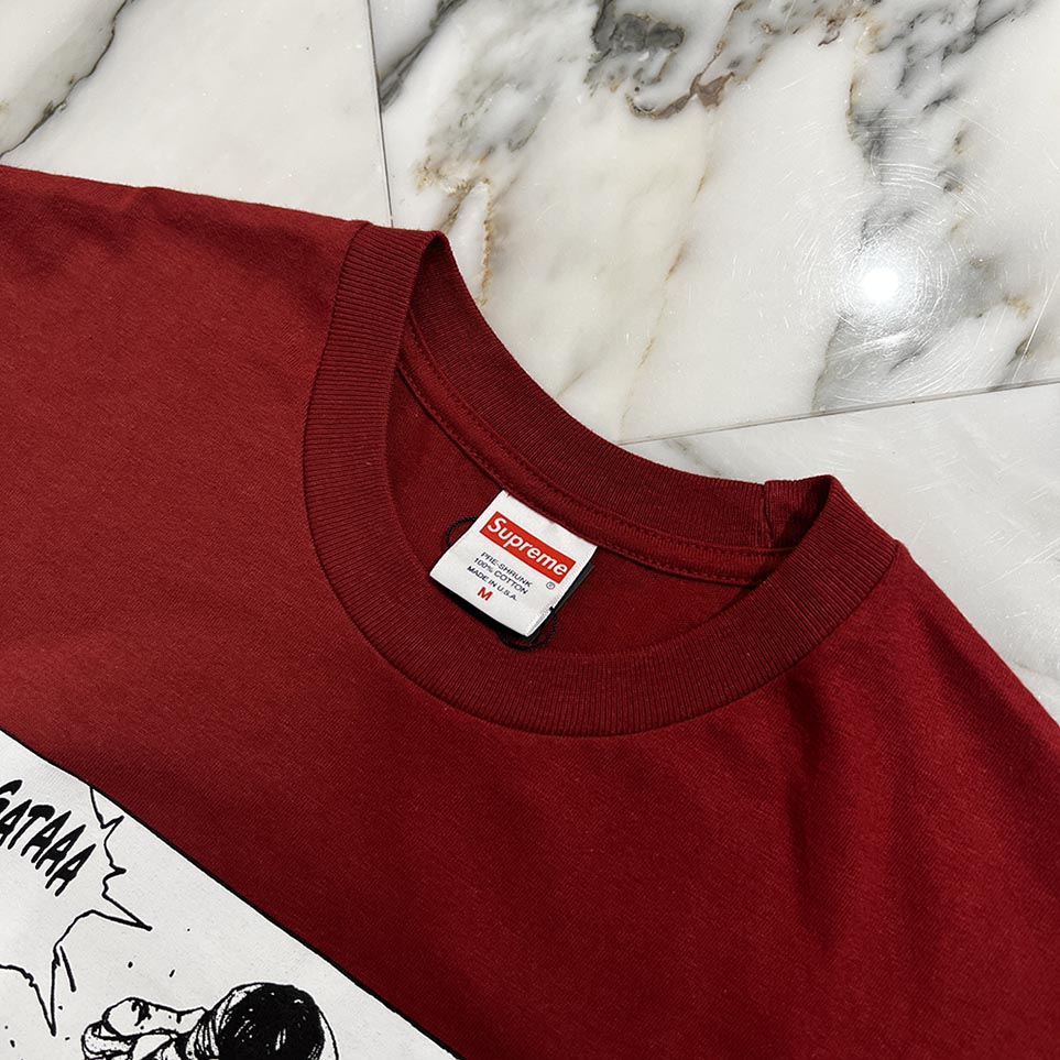 Supreme 2017AW AKIRA YAMAGATA Tee Size M シュプリーム アキラ ヤマガタ Tシャツ 半袖カットソー アニメT イラストプリント コラボTシャツ レッド サイズM【250922】【ほぼ新品】