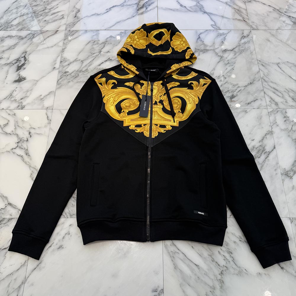 アウトレット【VERSACE】ブランド プルオーバー フーディー 楽天市場】ヴェルサーチ(パーカー|トップス):メンズ
