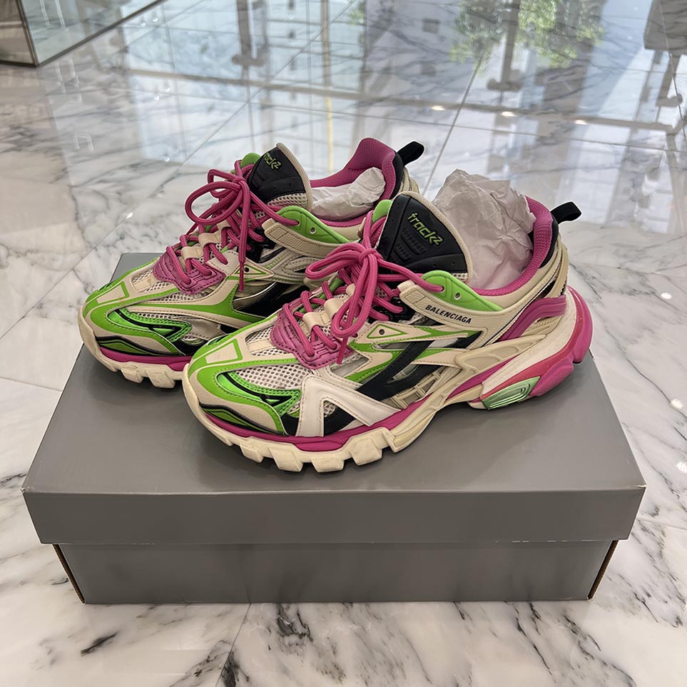 送料込 BALENCIAGA WOMEN'S TRACK.2 スニーカー 楽天市場】バレンシアガ track 2の通販