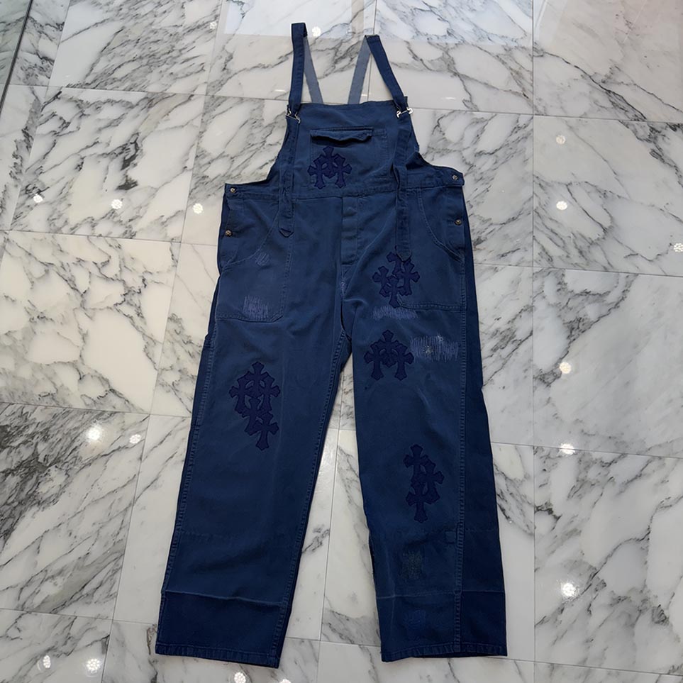 CHROME HEARTS FRENCH WORK Cross Patch OVERALL Size XL クロムハーツ フレンチワーク クロスパッチ オーバー...