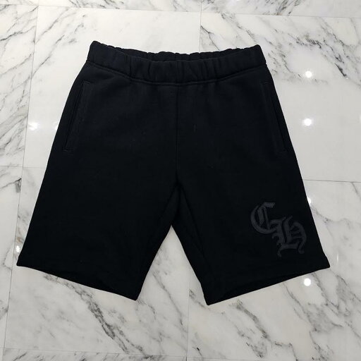 CHROME HEARTS 2025SS Y NOT CH Applique Embroidery Sweat Half Pants Size L クロムハーツ ワイノット CHアップリケ刺繡 スウェットハーフパンツ ショーツ CHロゴ スクロールロゴプレート ブラック サイズL【250828】【新古品】 CHROME HEARTS 2025SS Y NOT CH Applique Embroidery Sweat Half Pants Size L クロムハーツ ワイノット CHアップリケ刺繡 スウェットハーフパンツ ショーツ CHロゴ スクロールロゴプレート ブラック サイズL【250828】【新古品】