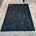 CHANEL 2024SS CC Logo Hand Painted Cotton Silk Scarf シャネル CCロゴ 手書き風 コットンシルク スカーフ パレオ ストール ココマーク 総柄 フリンジ ロゴプリント シルク混 ブラック×ホワイト【250905】【新古品】