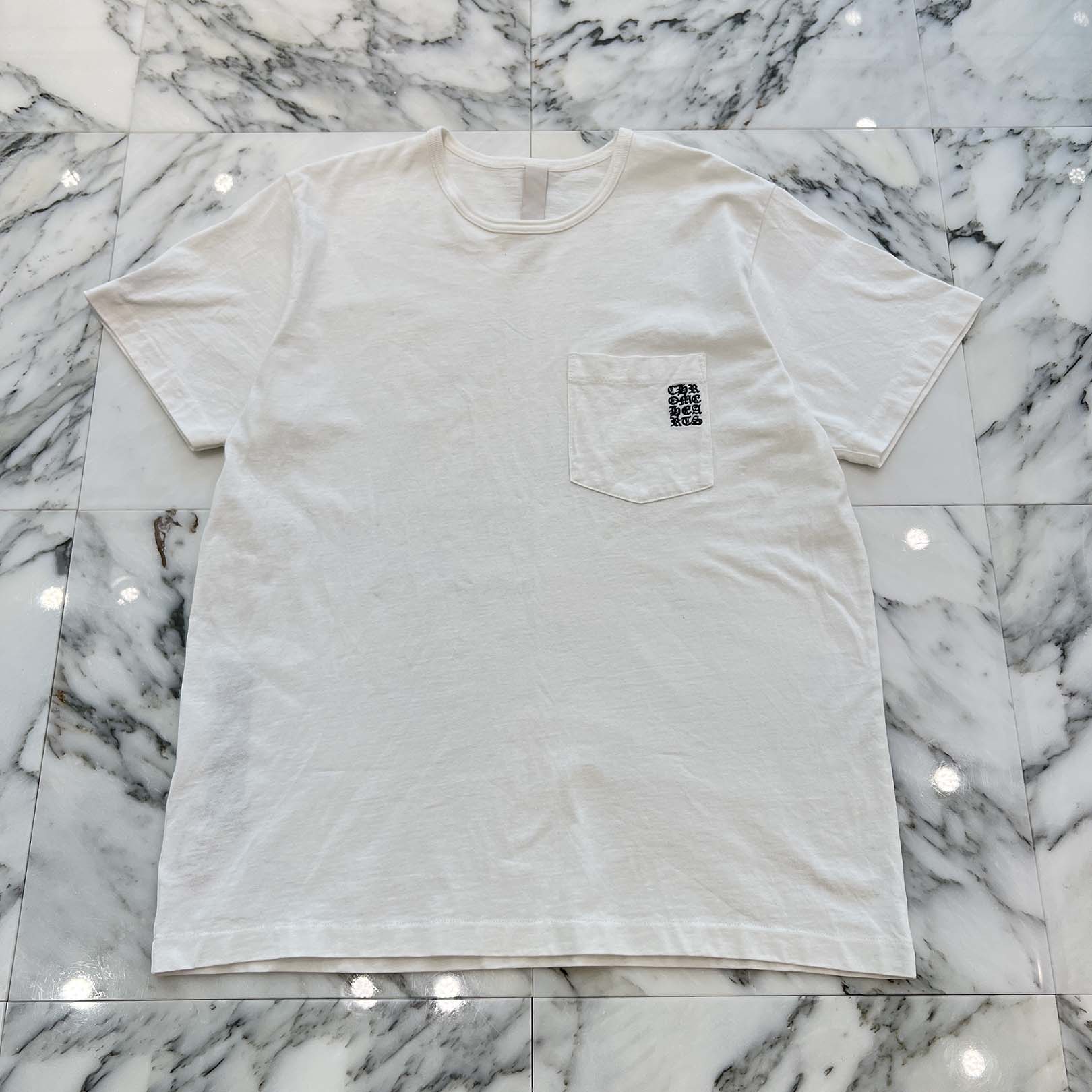 CHROME HEARTS Y NOT Vertical Logo Cross Embroide