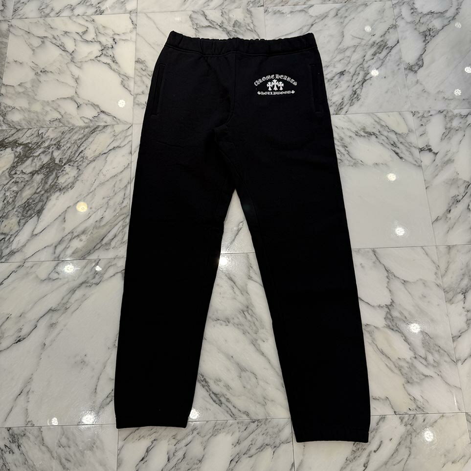 CHROME HEARTS King Taco 3 Cemetery Cross Embroidery Sweat Long Pants Size L クロムハーツ キング..