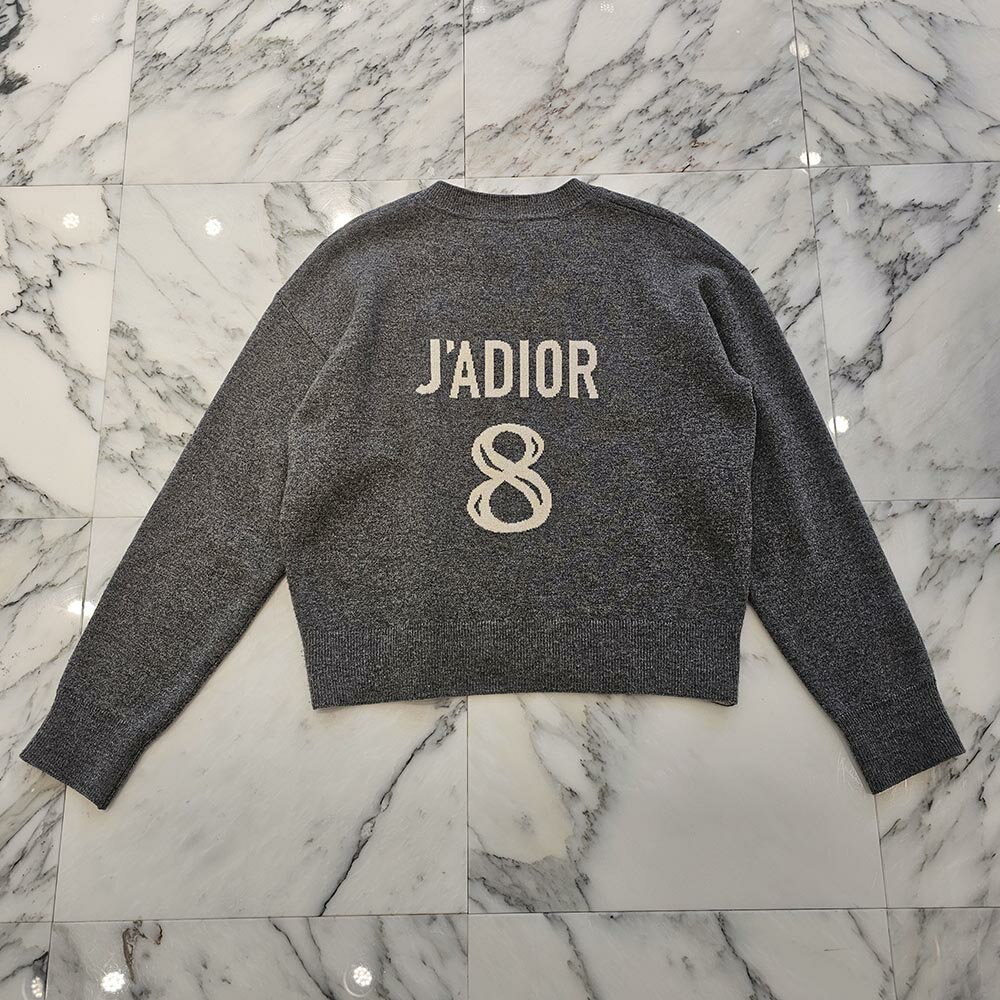 DIOR Christian Dior 2019AW J‘ADIOR 8 Boxy Cashmere Sweater 924S55AM009 Size 38 デ...