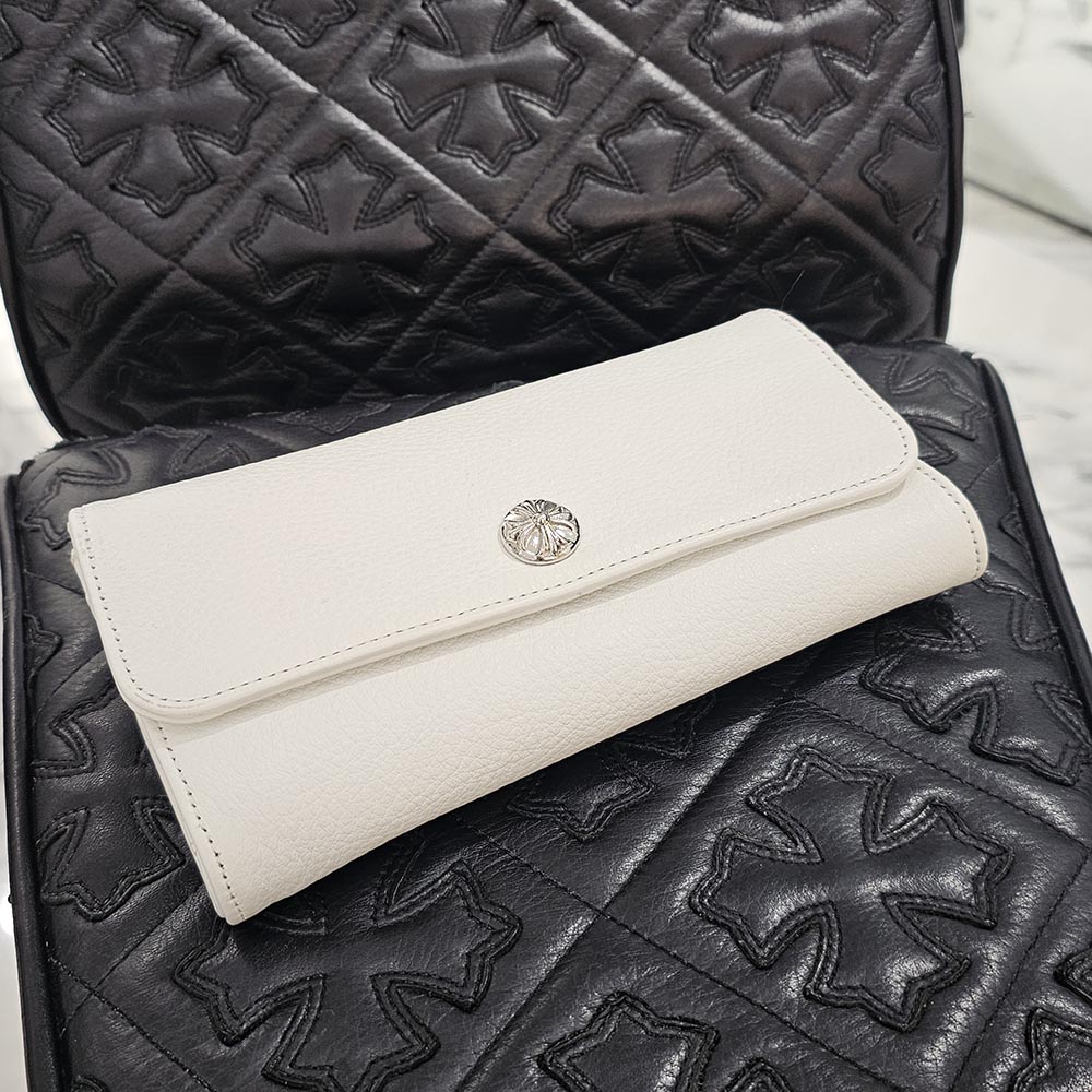 CHROME HEARTS Judy Cross Ball Long Wallet ϡ ǥ ܡ 󥰥å 쥶å Ĺ...