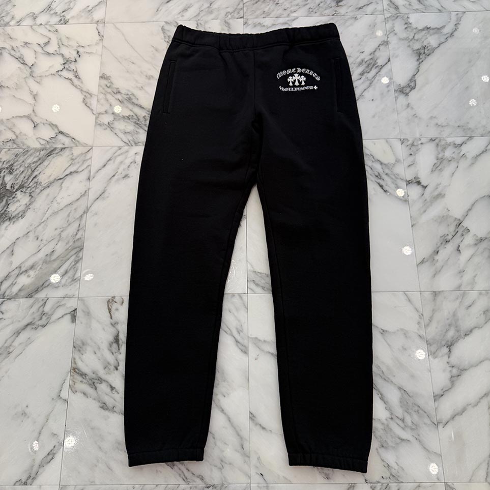 CHROME HEARTS King Taco 3 Cemetery Cross Embroidery Sweat Long Pants Size L クロムハーツ キング..