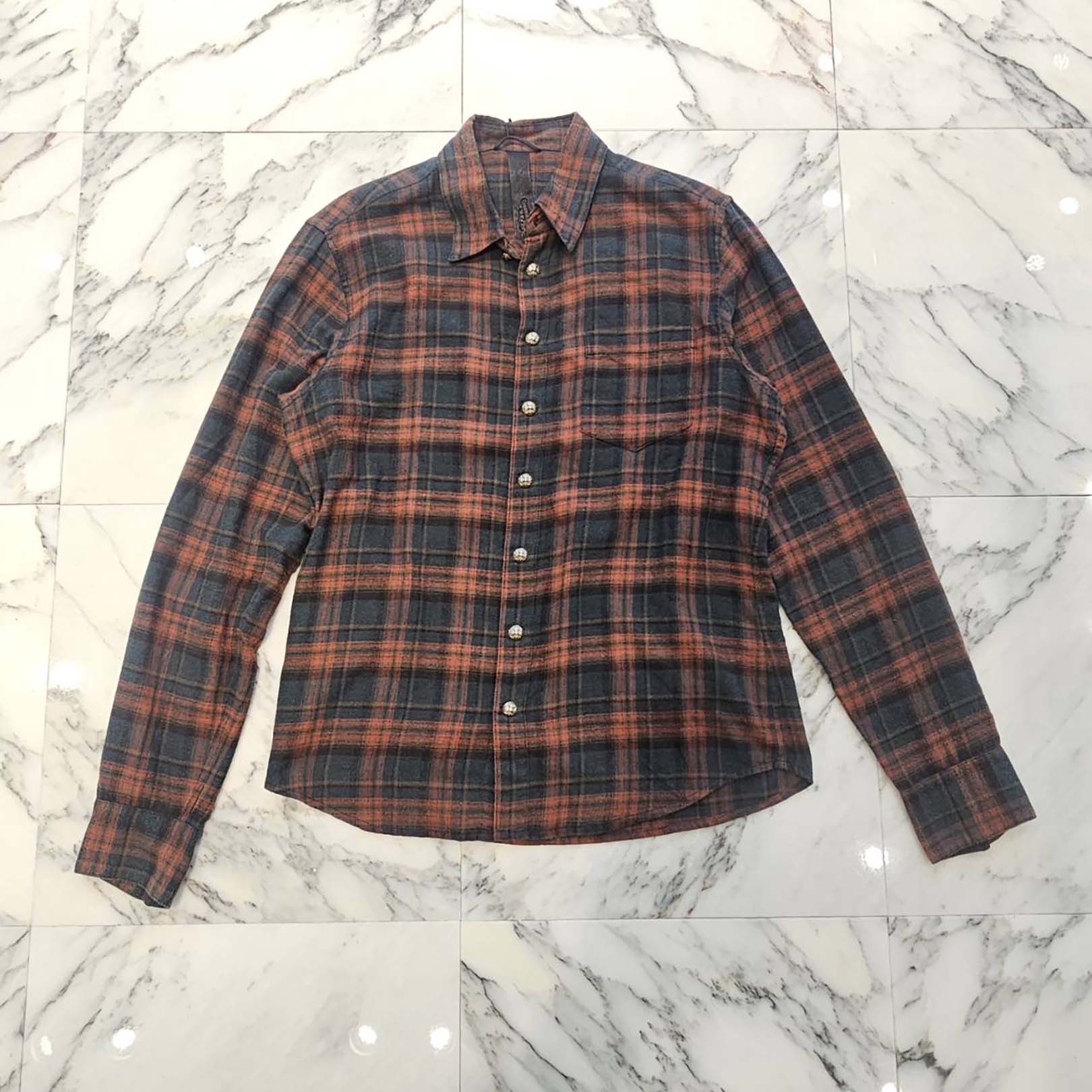 CHROME HEARTS Y NOT Elbow Floral Leather Patch C