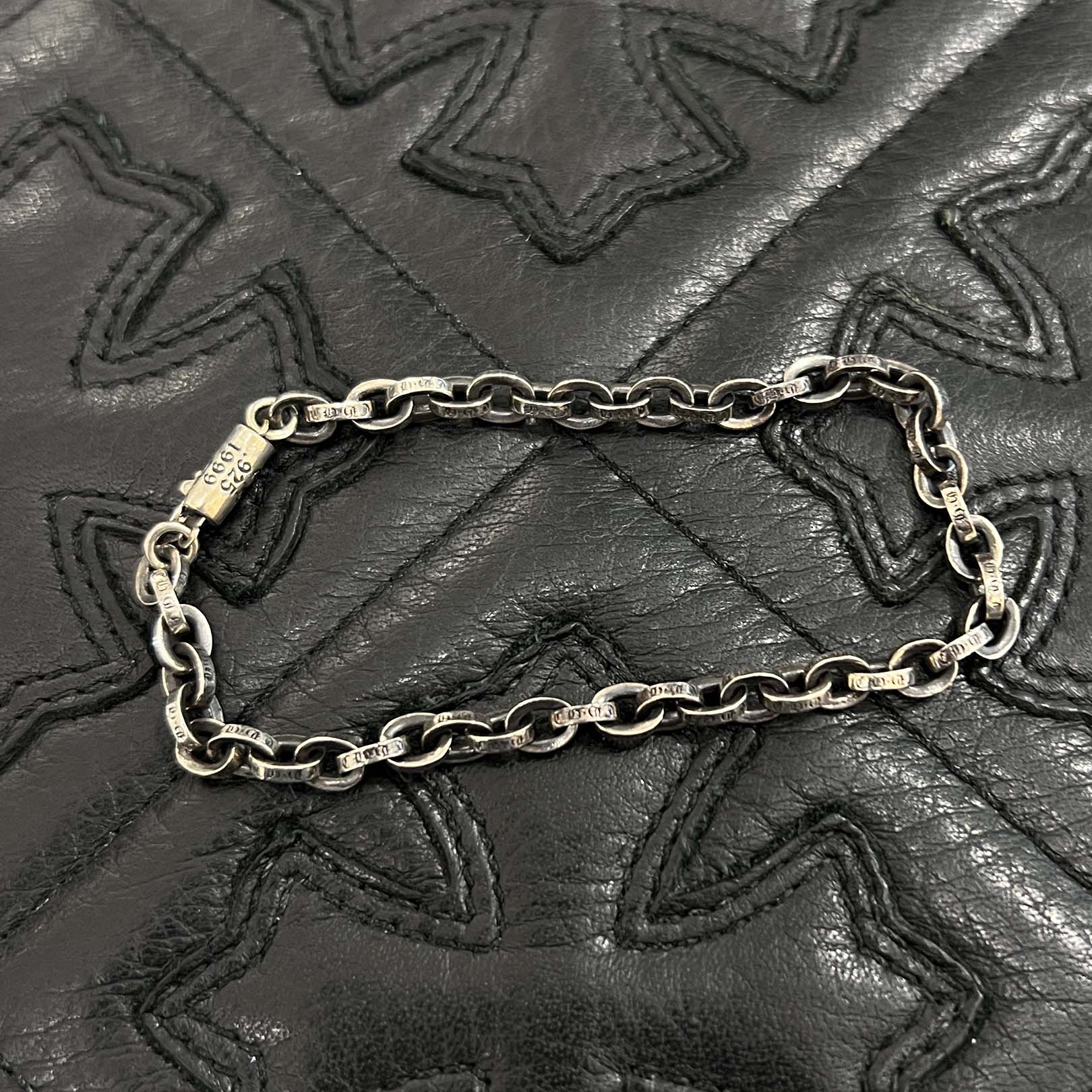CHROME HEARTS Paper Chain Bracelet Size 7 Inch 