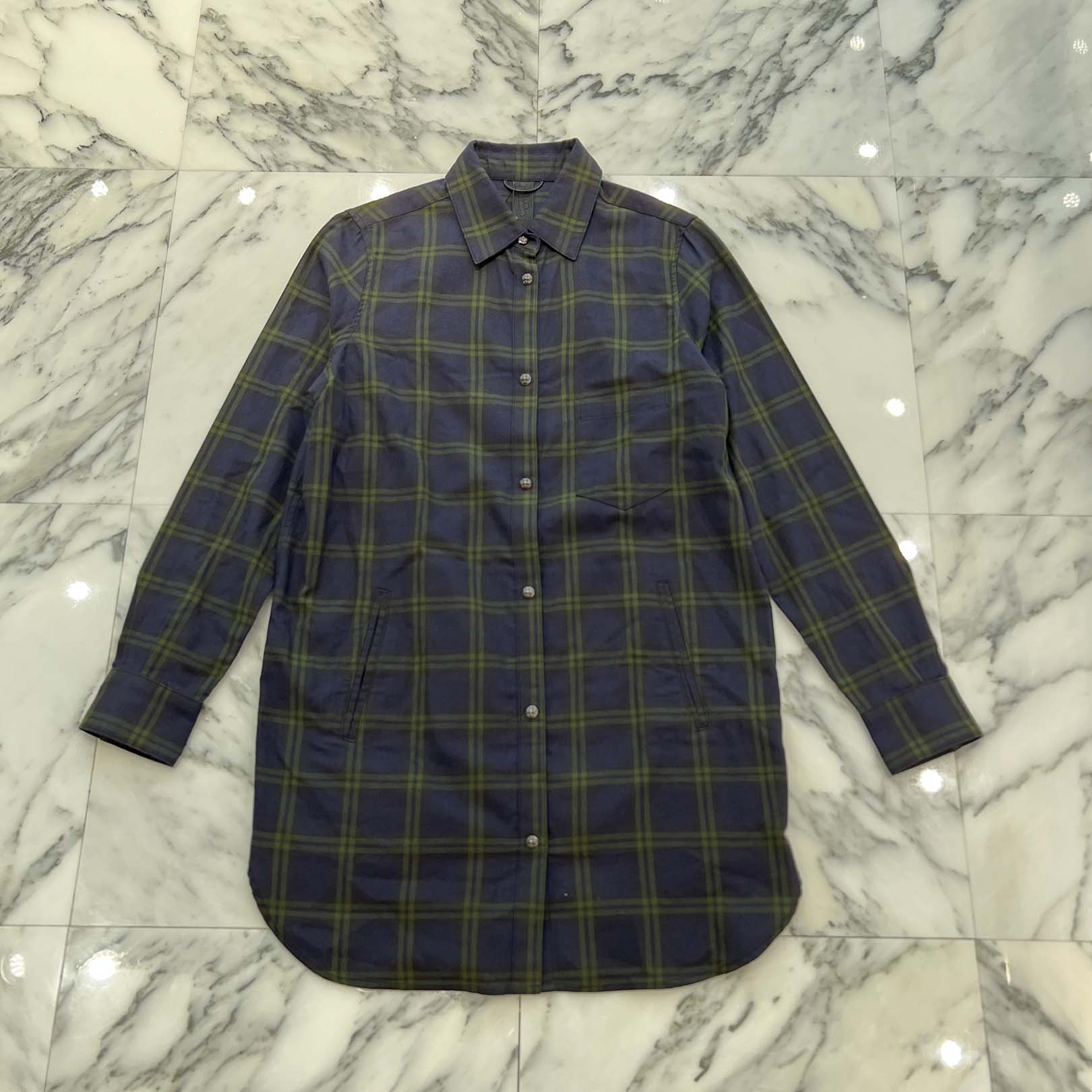 CHROME HEARTS Loose Ends Cross Patch Flannel Check Shirt Size M ϡ 롼 ...